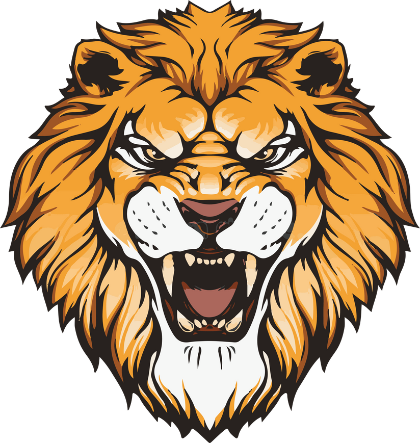 Angry Lion's Head